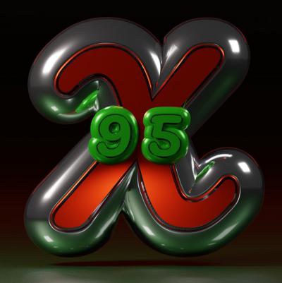 95X Christmas 2022 Logo